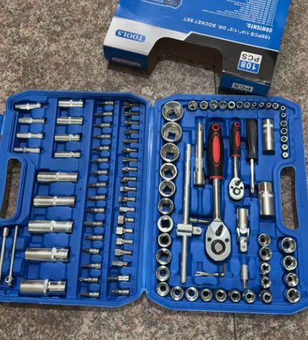 Set de Chei Tubulare 108 piese — Accesorii & Seturi German Meister